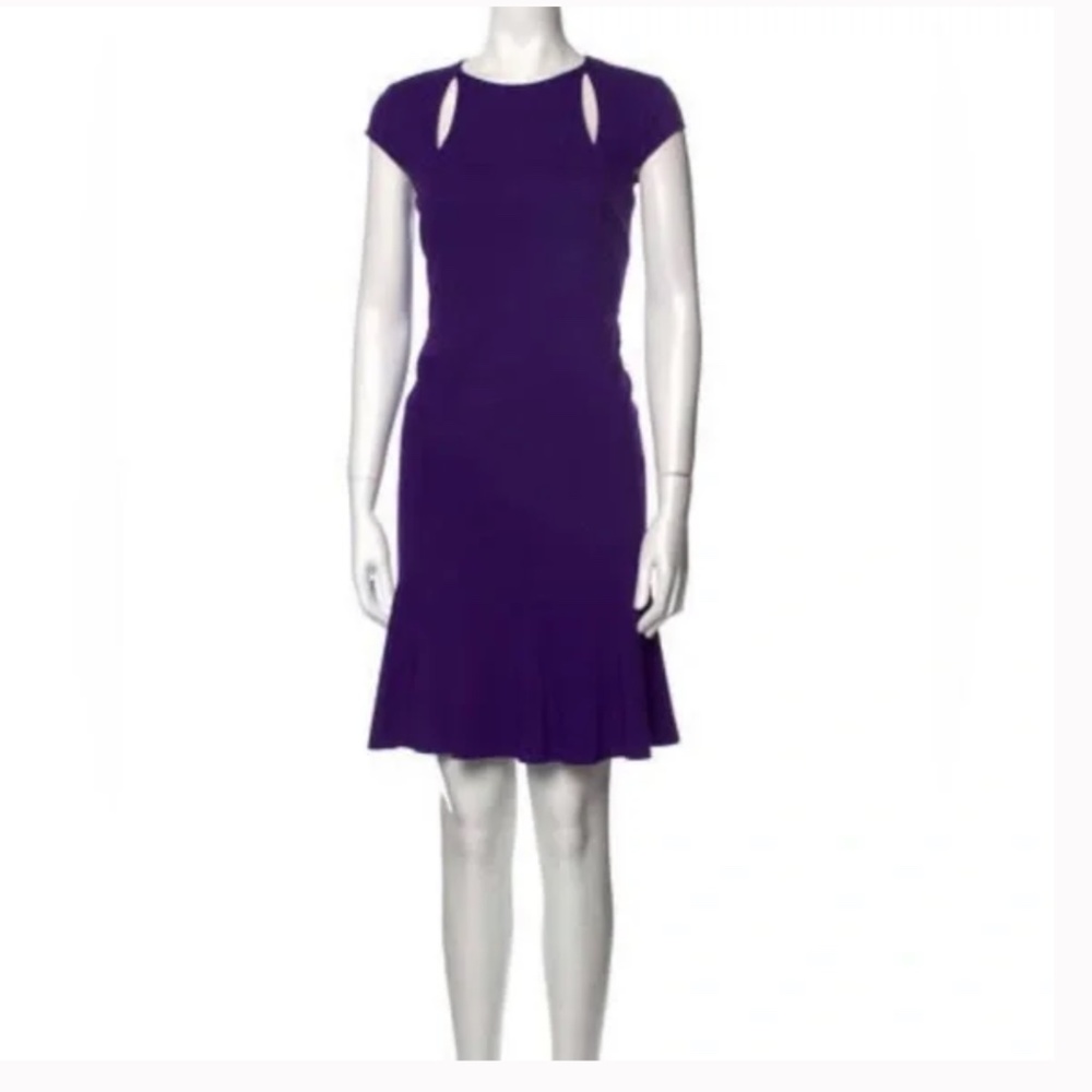 Akris punto purple dress size 2